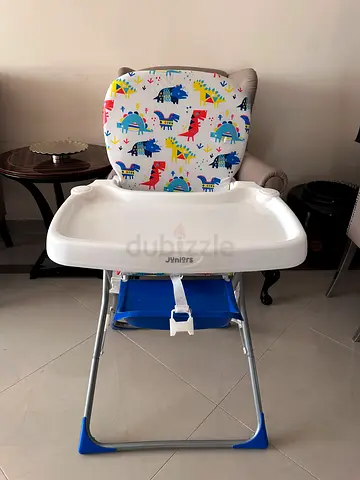Foldable baby high chair with tray - good condition
