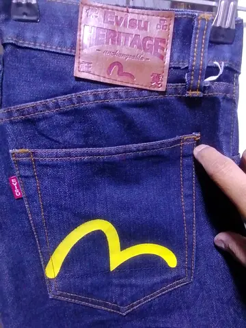 Evisu genes denim pants size 30, pre-owned