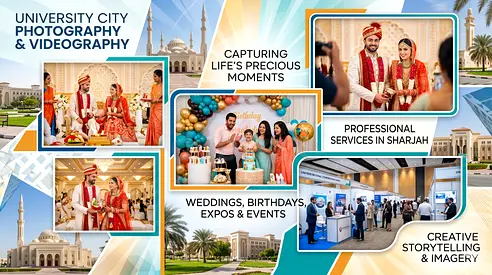 🎓 Photography  Videography Services in University City, Sharjah | Professional Content Creation