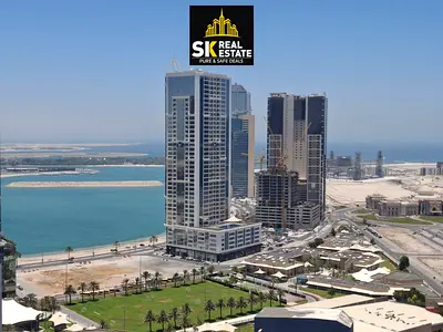 SEA VIEW SPACIOUS AND LAVISH 1BHK APARTMENT WITH BUILT-IN WARDROBES+ GYM - POOL -KIDS PLAYING AERIA FREE READY TO MOVE