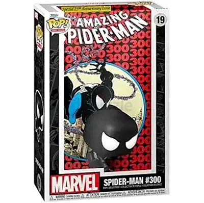 Funko Pop! Marvel Spider-Man #300 (Black Suit) - Near Mint in Box
