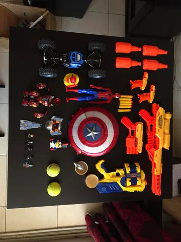 Nerf Blasters, X-shot Blaster, Action Figure, Legos etc for sale (Bought together or individually)