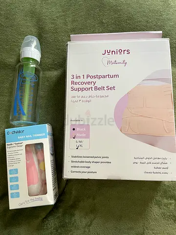 Dr. Brown Baby Bottle (Unused) Baby Nail Trimmer (Unused) 3 in 1 Postpartum Belt Large (Unused)