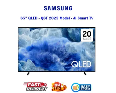 Samsung 65 Inch QLED Smart TV UAE - Q8F 2025 Model - FREE DELIVERY INSTALLATION WARRANTY