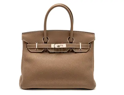 HERMES BIRKIN 30 TOGO ETOUPE SHW