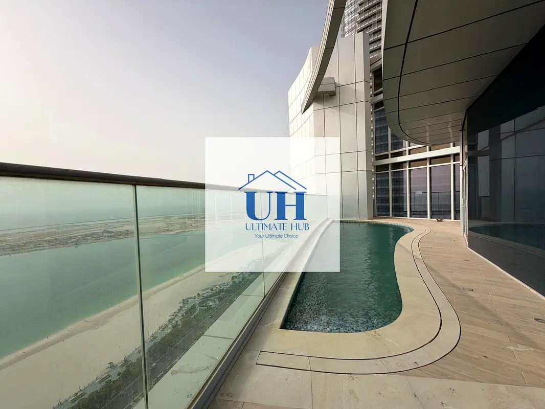 Luxury Sea View 5BR + Maid Penthouse Khalidiya