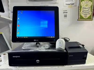 Complete POS System: NCR Touchscreen, Epson Receipt Printer, Cash Drawer  Barcode Scanner