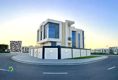 For sale: Corner villa with 5BR, registration fees included, in Al-Helio 1 area. Freehold. Bank financing
