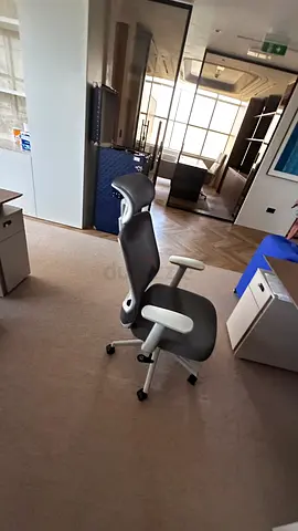 Ergonomic Office Chair with Headrest — Good Condition