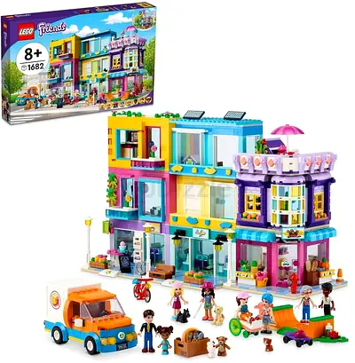 LEGO Friends Main Street Building 41704 Building Blocks Toy Set; Toys for Boys