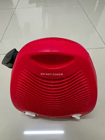 Red Electric Fan Heater