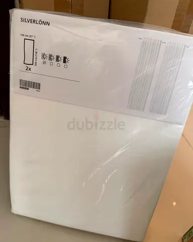 IKEA Silverlonn sheer curtains
