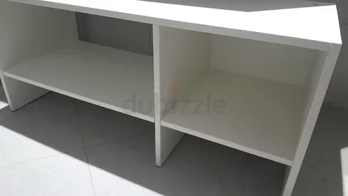 White modular wall shelf / storage cubby (ikea-style) - nearly new, excellent condition