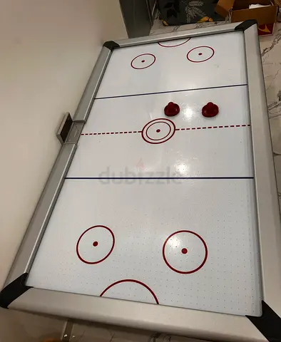 ROMA ITALY BRAND Compact Tabletop Air Hockey Table - Good Condition