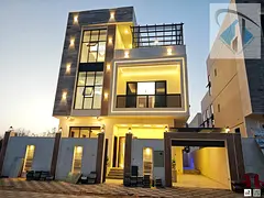 Luxury villa for sale in Al-Haliyo – 6 master bedrooms + roof | Central air conditioning | Include