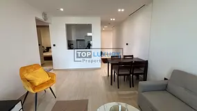 Pool &amp; Downtown View | Balcony or terrace | Furnished |