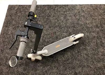 Ninebot Foldable electric kick scooter (used) - compact white model