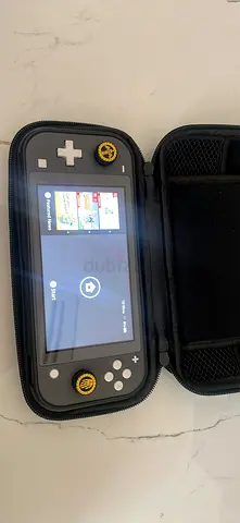 Nintendo Switch with protective case