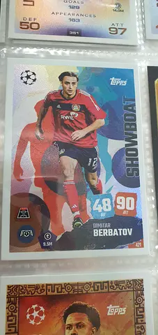 Topps UEFA Champions League Showboat Card - Bernardo Silva (Collectible Trading Card)