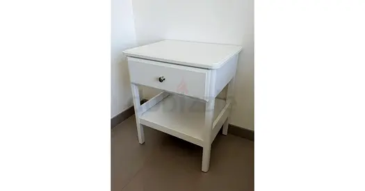 IKEA Tyssedal bedside table, white