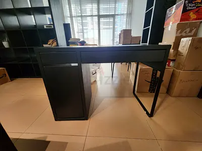 IKEA MICKE desk in black-brown