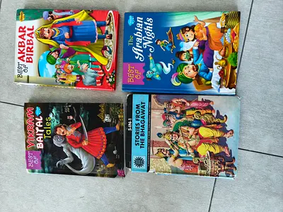 Set of 4 Childrens Story Books – Indian  Classic Tales (used)