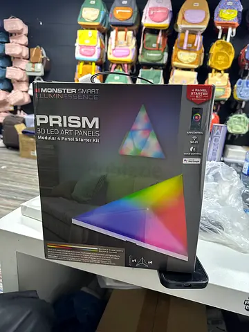 Monster Prism 3D LED Smart Light Panel - New in Box