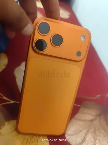 New Orange I phone 17 pro max