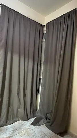 Grey blackout curtains - 4 curatins good condition