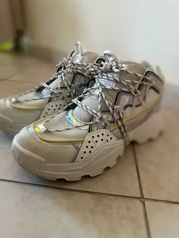 Kenzo White Limited Edition Holiday Inka Sneakers - Size 45 - 46
