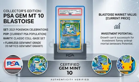 Blastoise – PSA Gem Mint 10