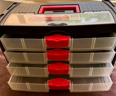 Ace plastic storage tower with drawers 16”