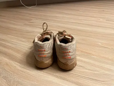 Light pink/beige kids sneakers - gently used Lamelo Ball mb0.3 Lunar new year size 40 eu