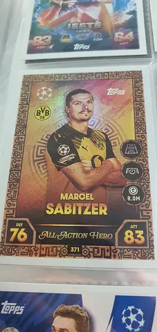 Topps UEFA Maroel Sabitzer All-Action Gold Card (Collectible Football Card)