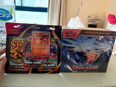Pokemon TCG Chaos Rising Elite Trainer Box + Booster Blister Pack (Sealed)