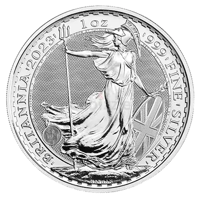 2023 Britannia 1oz 999 Fine Silver Coin