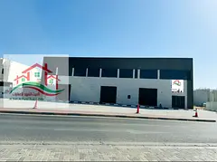 Brand new warehouse with mezzanine for rent in Ajman Al Jurf industrial 1