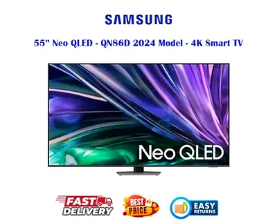 Samsung 55 Inch Smart TV UAE - QN86D 2024 Model - 100Hz Gaming TV - FREE DELIVERY INSTALLATION