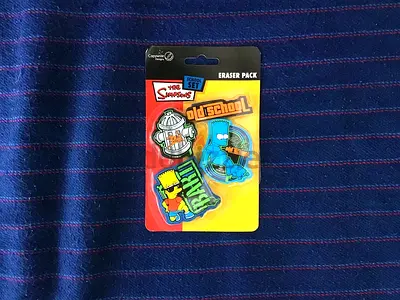 The Simpsons School Set: Eraser Pack