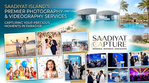 🌴 Saadiyat Island Photography  Videography Services | Luxury Visual Content for Brands, Properties