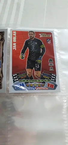 Panini Adrenalyn XL Jan Oblak Football Trading Card — Like New, in Sleeve
