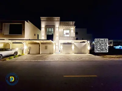 For sale at a great price: 5BR villa in Al Zahiyah, Ajman, including electricity, water, and AC. Freehold and bank financing .