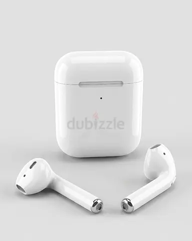 Basic wireless earbuds with charging case (white)
