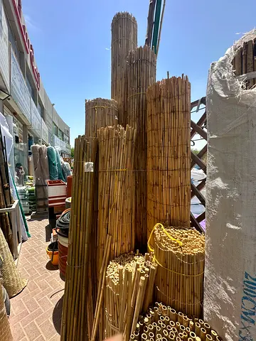 New Bamboo Reed Screening Rolls – Various Lengths, Good Condition
