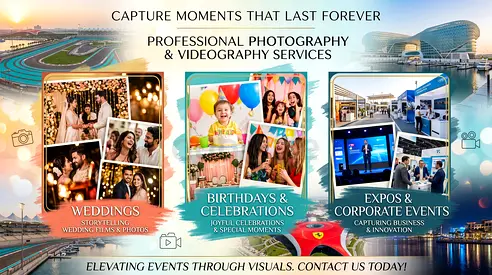 🎡 Yas Island Photography  Videography Services Premium Visual Content for Businesses, Events, Etc