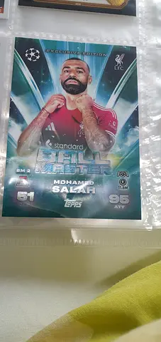 Mohamed Salah UEFA Champions League Trading Card (Topps) - Single Card in Sleeve