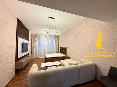 A golden opportunity! Luxurious, fully furnished studio apartment for monthly rent in Ajman One Tow