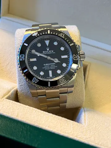 Rolex 114060 40 mm , year 2020 , unpolished , full set. Factory Stickers on the clasp