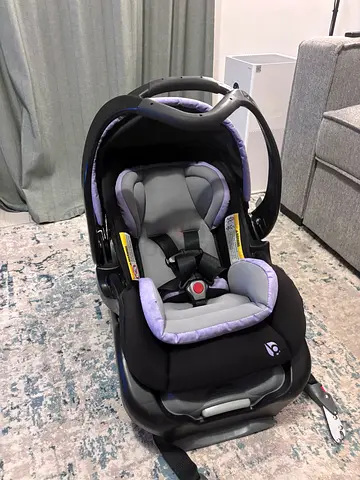 Infant car seat with base - used, clean condition