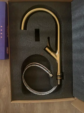 Brushed Gold Kitchen/Basin Mixer Tap - New in Box